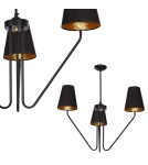 Milagro Żyrandol VICTORIA BLACK 3xE27 MLP4912 Milagro Żyrandol VICTORIA BLACK 3xE27 MLP4912