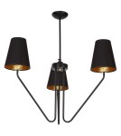 Milagro Żyrandol VICTORIA BLACK 3xE27 MLP4912 Milagro Żyrandol VICTORIA BLACK 3xE27 MLP4912