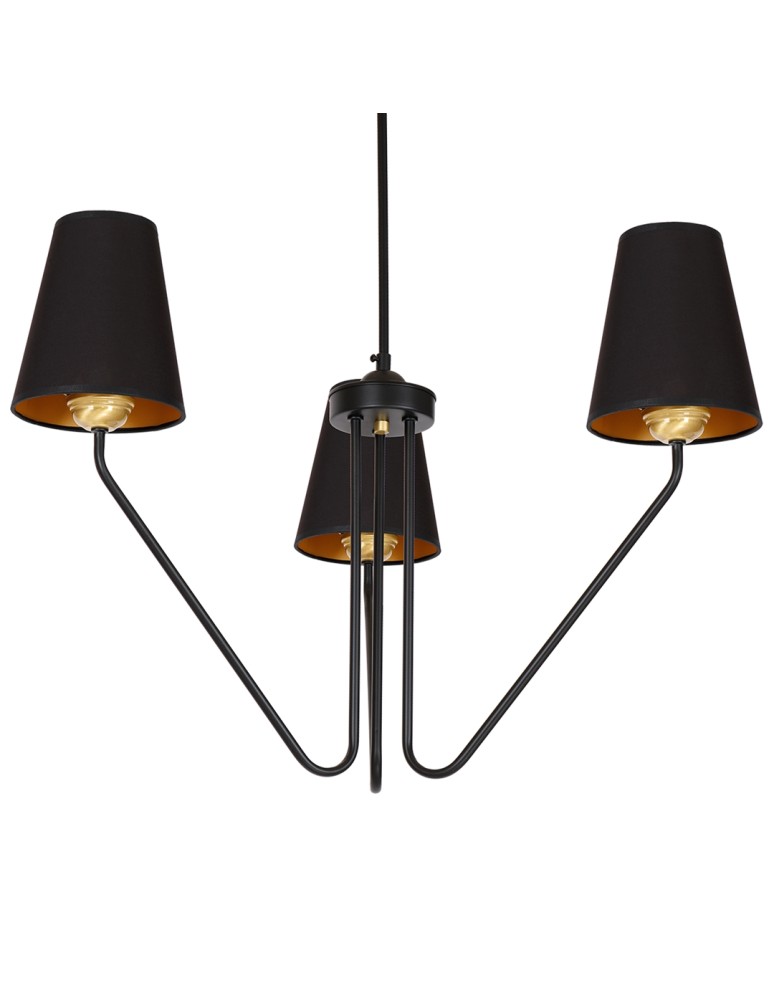 Milagro Żyrandol VICTORIA BLACK 3xE27 MLP4912 Milagro Żyrandol VICTORIA BLACK 3xE27 MLP4912