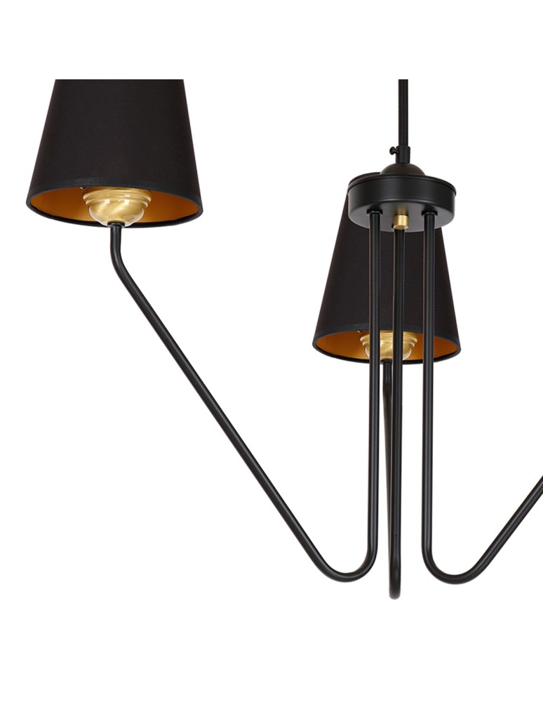 Milagro Żyrandol VICTORIA BLACK 3xE27 MLP4912 Milagro Żyrandol VICTORIA BLACK 3xE27 MLP4912