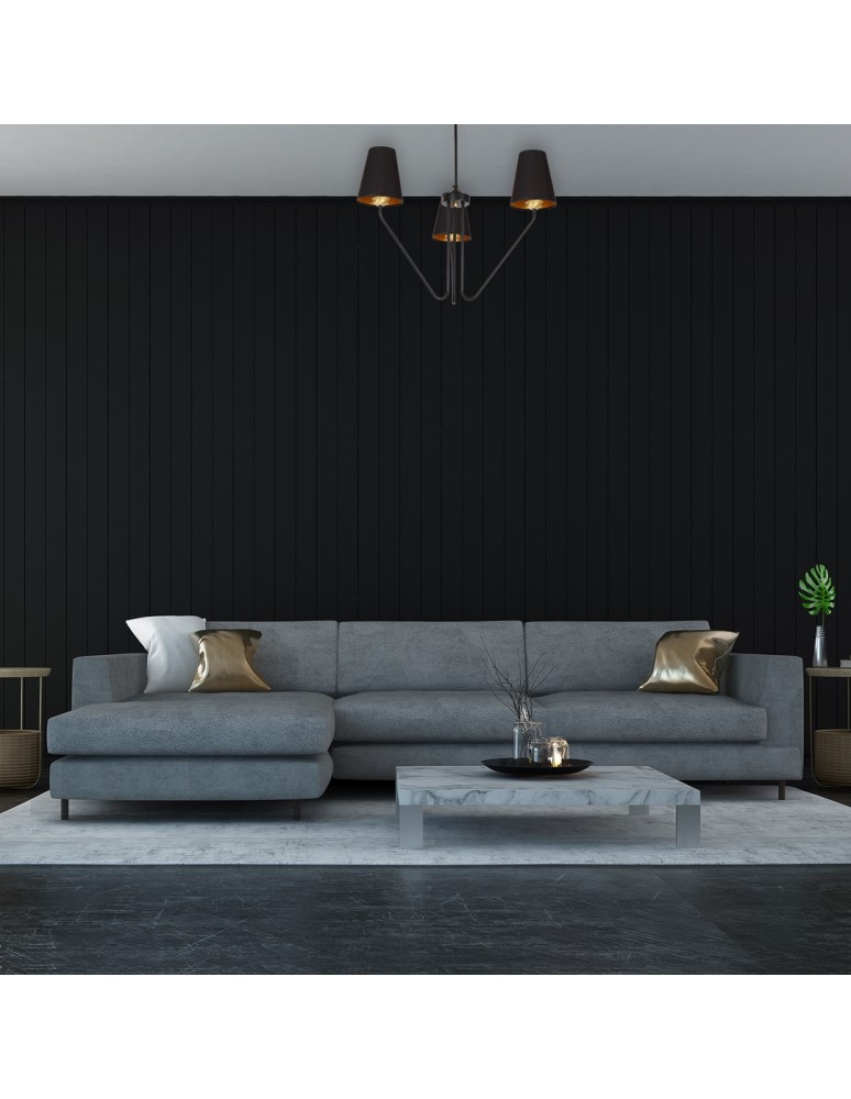 Milagro Żyrandol VICTORIA BLACK 3xE27 MLP4912 Milagro Żyrandol VICTORIA BLACK 3xE27 MLP4912