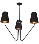 Milagro Żyrandol VICTORIA BLACK 3xE27 MLP4912 Milagro Żyrandol VICTORIA BLACK 3xE27 MLP4912
