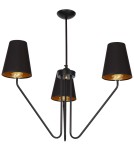 Milagro Żyrandol VICTORIA BLACK 3xE27 MLP4912 Milagro Żyrandol VICTORIA BLACK 3xE27 MLP4912