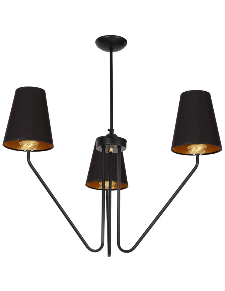 Milagro Żyrandol VICTORIA BLACK 3xE27 MLP4912 Milagro Żyrandol VICTORIA BLACK 3xE27 MLP4912