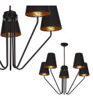 Milagro Żyrandol VICTORIA BLACK 5xE27 MLP4913 Milagro Żyrandol VICTORIA BLACK 5xE27 MLP4913