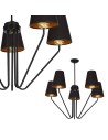 Milagro Żyrandol VICTORIA BLACK 5xE27 MLP4913 Milagro Żyrandol VICTORIA BLACK 5xE27 MLP4913