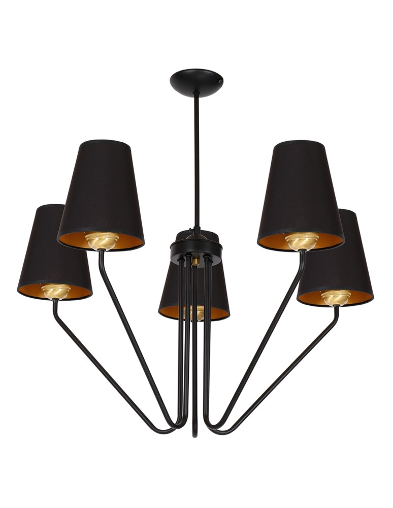 Milagro Żyrandol VICTORIA BLACK 5xE27 MLP4913 Milagro Żyrandol VICTORIA BLACK 5xE27 MLP4913
