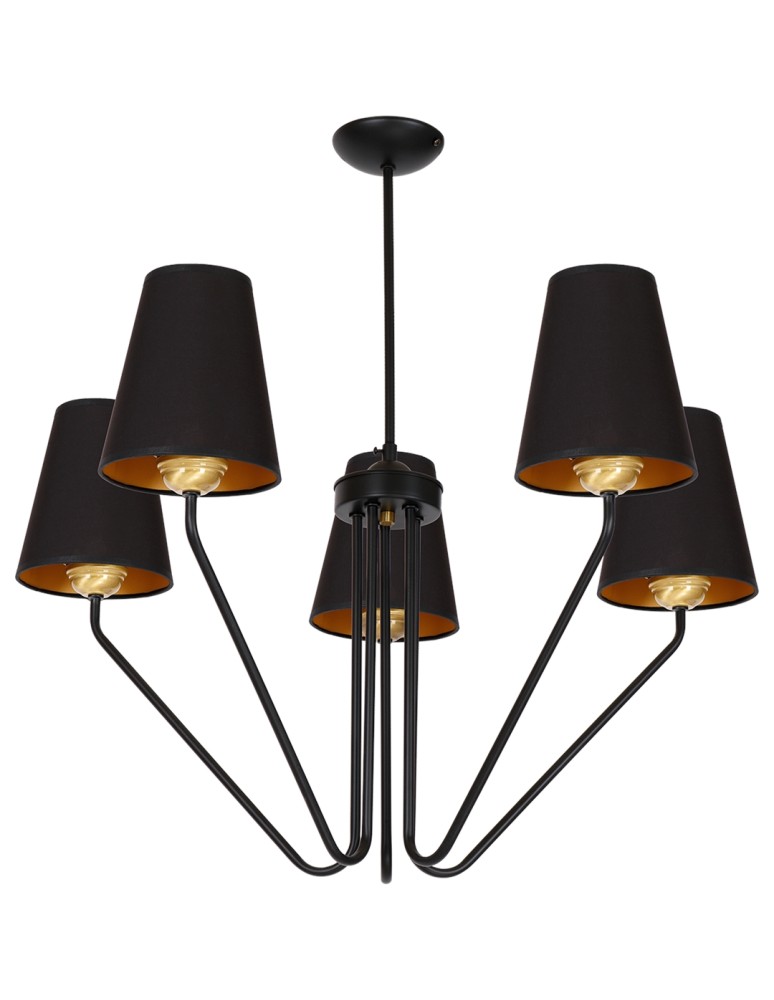 Milagro Żyrandol VICTORIA BLACK 5xE27 MLP4913 Milagro Żyrandol VICTORIA BLACK 5xE27 MLP4913