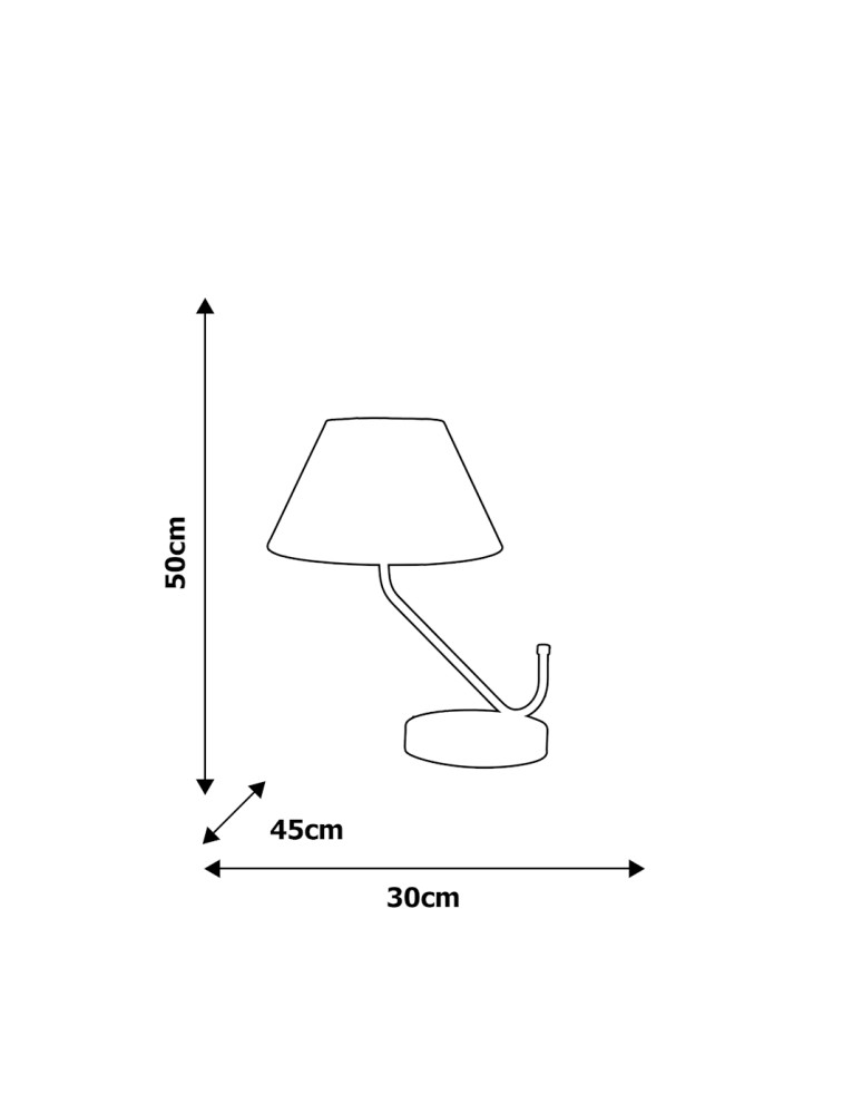 Lampy stołowe z abażurem - Milagro Lampa stołowa VICTORIA BLACK 1xE27 MLP4914 - product kolory-swiatla.pl 3