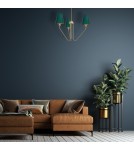 Żyrandole zielone - Milagro Żyrandol VICTORIA 3xE27 MLP4907 - product 6