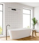 Milagro Kinkiet SPLASH BLACK 40cm 8W LED ML5615 Milagro Kinkiet SPLASH BLACK 40cm 8W LED ML5615