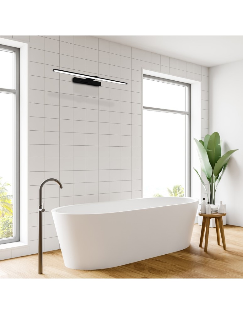 Milagro Kinkiet SPLASH BLACK 40cm 8W LED ML5615 Milagro Kinkiet SPLASH BLACK 40cm 8W LED ML5615