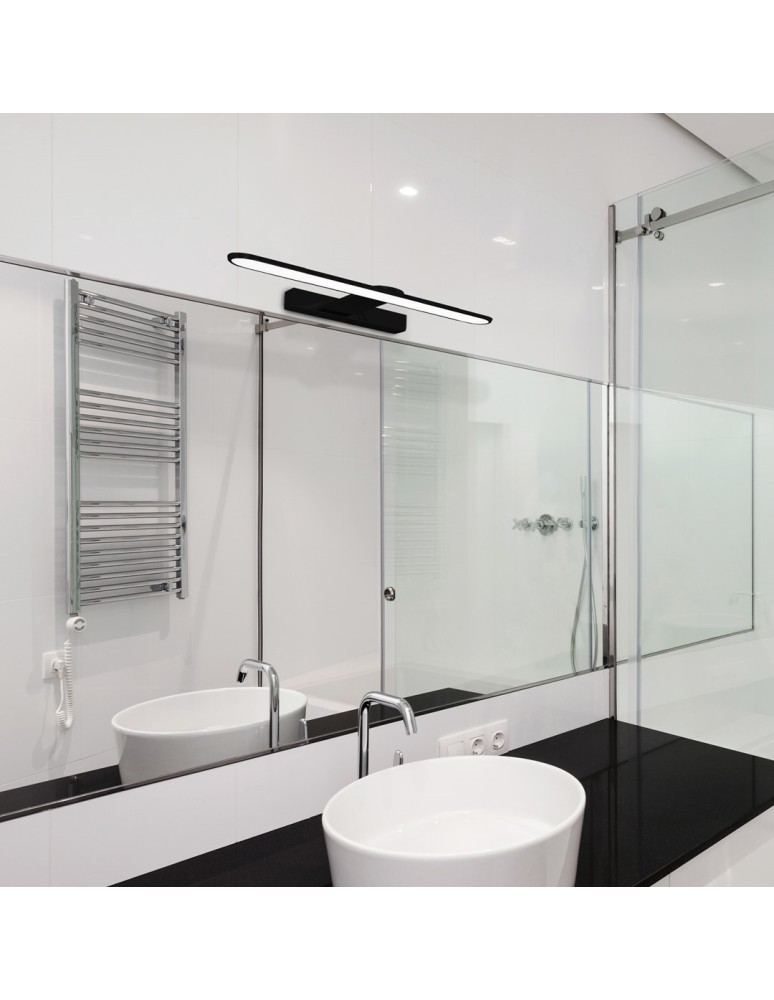 Milagro Kinkiet SPLASH BLACK 40cm 8W LED ML5615 Milagro Kinkiet SPLASH BLACK 40cm 8W LED ML5615