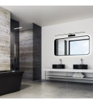 Kinkiety łazienkowe - Milagro Kinkiet SPLASH BLACK 60cm 12W LED ML5616 - product 3
