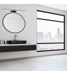 Kinkiety łazienkowe - Milagro Kinkiet SPLASH BLACK 60cm 12W LED ML5616 - product 4