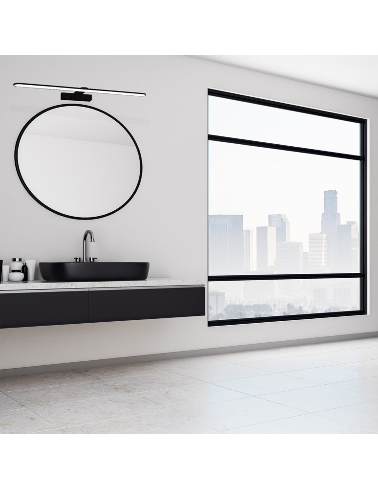 Milagro Kinkiet SPLASH BLACK 60cm 12W LED ML5616