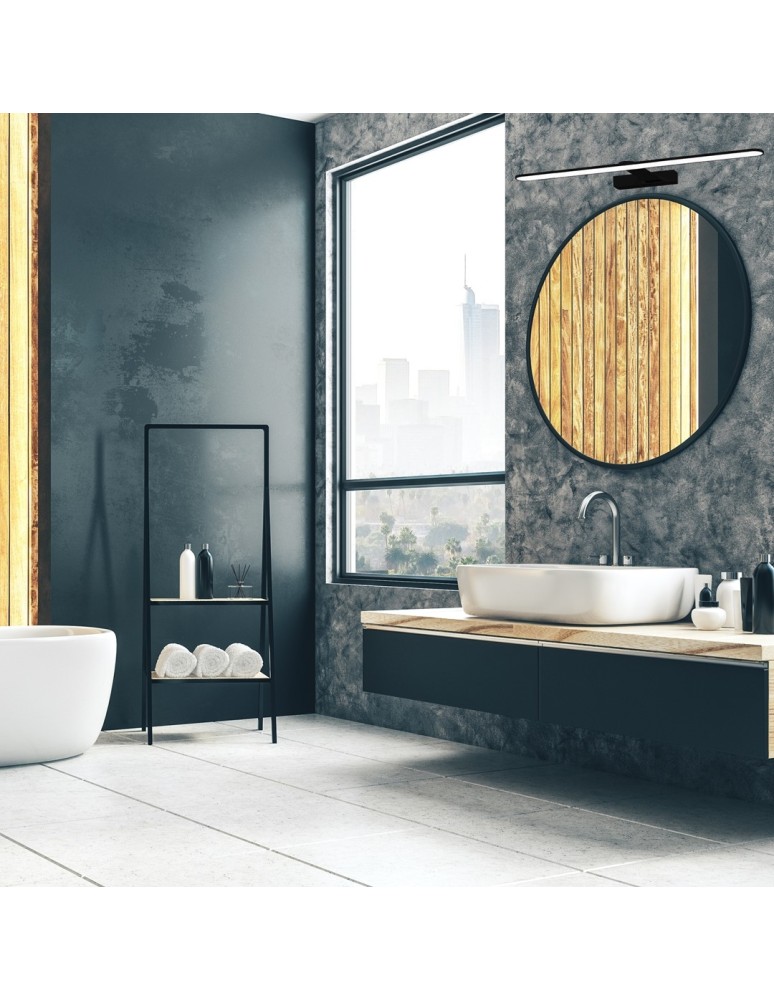Milagro Kinkiet SPLASH BLACK 60cm 12W LED ML5616