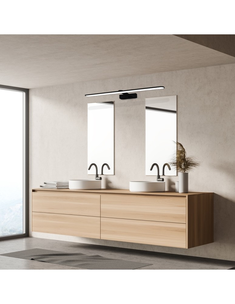 Milagro Kinkiet SPLASH BLACK 60cm 12W LED ML5616