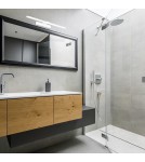 Kinkiety łazienkowe - Milagro Kinkiet SPLASH WHITE 40cm 8W LED ML5617 - product 3