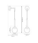 Kinkiety - Milagro Kinkiet PARMA 1xE14 MLP4819 - product 5