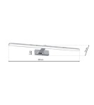 Milagro Kinkiet SPLASH CHROME 80cm 16W LED ML5722 Milagro Kinkiet SPLASH CHROME 80cm 16W LED ML5722