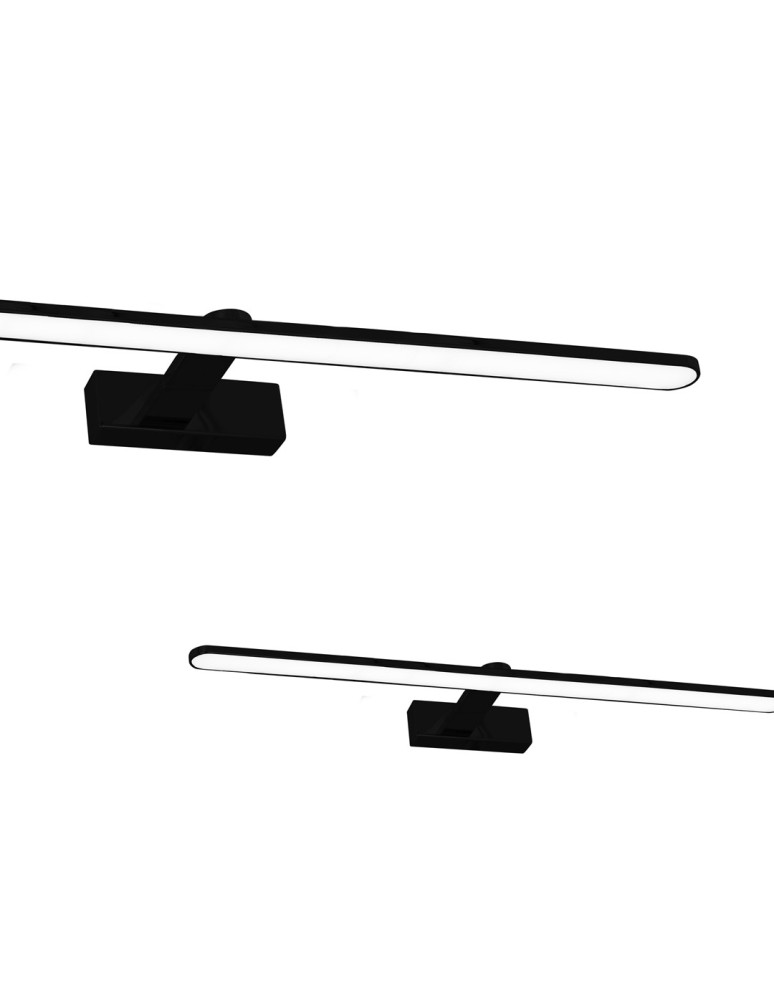 Milagro Kinkiet SPLASH BLACK 80cm 16W LED ML5723 Milagro Kinkiet SPLASH BLACK 80cm 16W LED ML5723