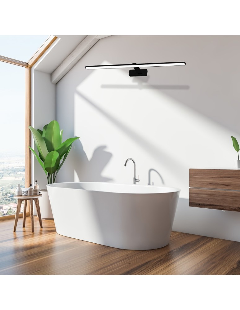 Milagro Kinkiet SPLASH BLACK 100cm 21W LED ML5725