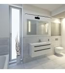 Kinkiety łazienkowe - Milagro Kinkiet SPLASH BLACK 100cm 21W LED ML5725 - product 6
