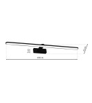 Kinkiety łazienkowe - Milagro Kinkiet SPLASH BLACK 100cm 21W LED ML5725 - product 7