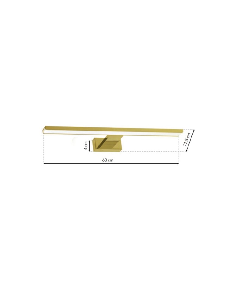 Milagro Kinkiet SHINE GOLD 60cm 13,8W LED ML5734 Milagro Kinkiet SHINE GOLD 60cm 13,8W LED ML5734