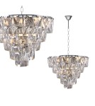 Lampy wiszące glamour - Milagro Żyrandol CHELSEA CHROME 6xE14 ML6001 - product 1
