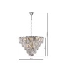 Lampy wiszące glamour - Milagro Żyrandol CHELSEA CHROME 6xE14 ML6001 - product 8