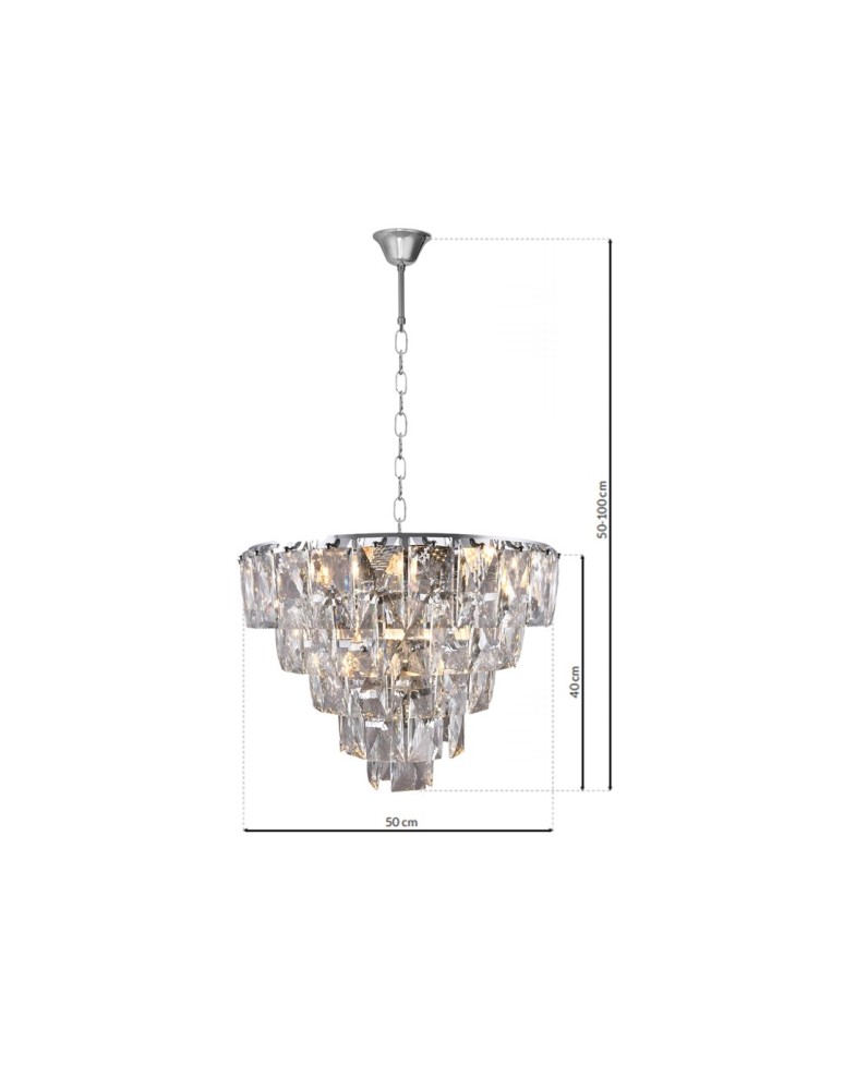 Milagro Żyrandol CHELSEA CHROME 6xE14 ML6001