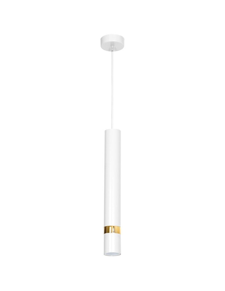 Milagro Lampa wisząca JOKER WHITE/GOLD 1xGU10 MLP6081 Milagro Lampa wisząca JOKER WHITE/GOLD 1xGU10 MLP6081