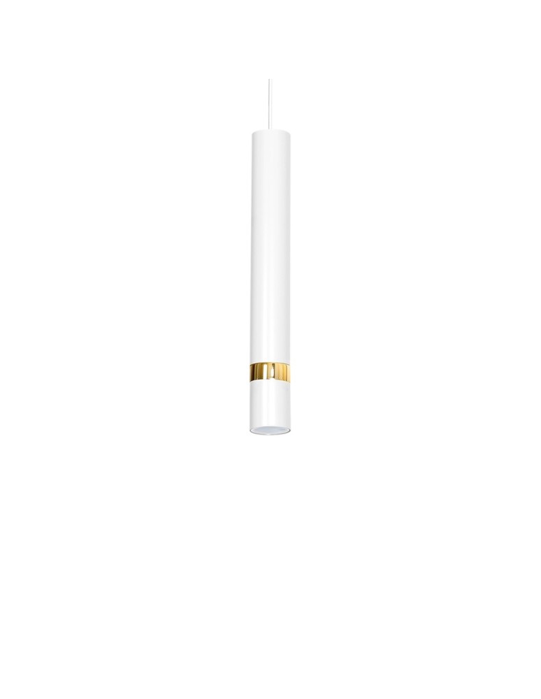 Milagro Lampa wisząca JOKER WHITE/GOLD 1xGU10 MLP6081 Milagro Lampa wisząca JOKER WHITE/GOLD 1xGU10 MLP6081