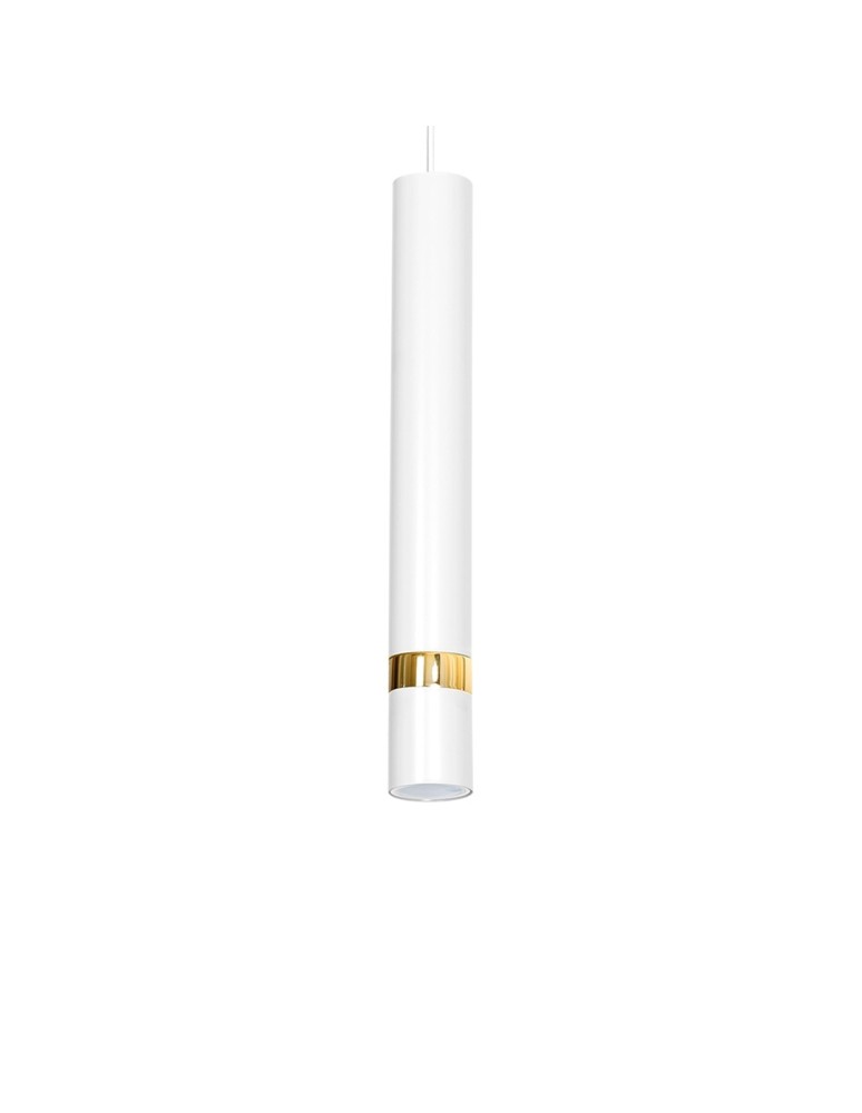 Milagro Lampa wisząca JOKER WHITE/GOLD 1xGU10 MLP6081 Milagro Lampa wisząca JOKER WHITE/GOLD 1xGU10 MLP6081
