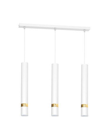 Milagro Lampa wisząca JOKER WHITE/GOLD 3xGU10 MLP6082