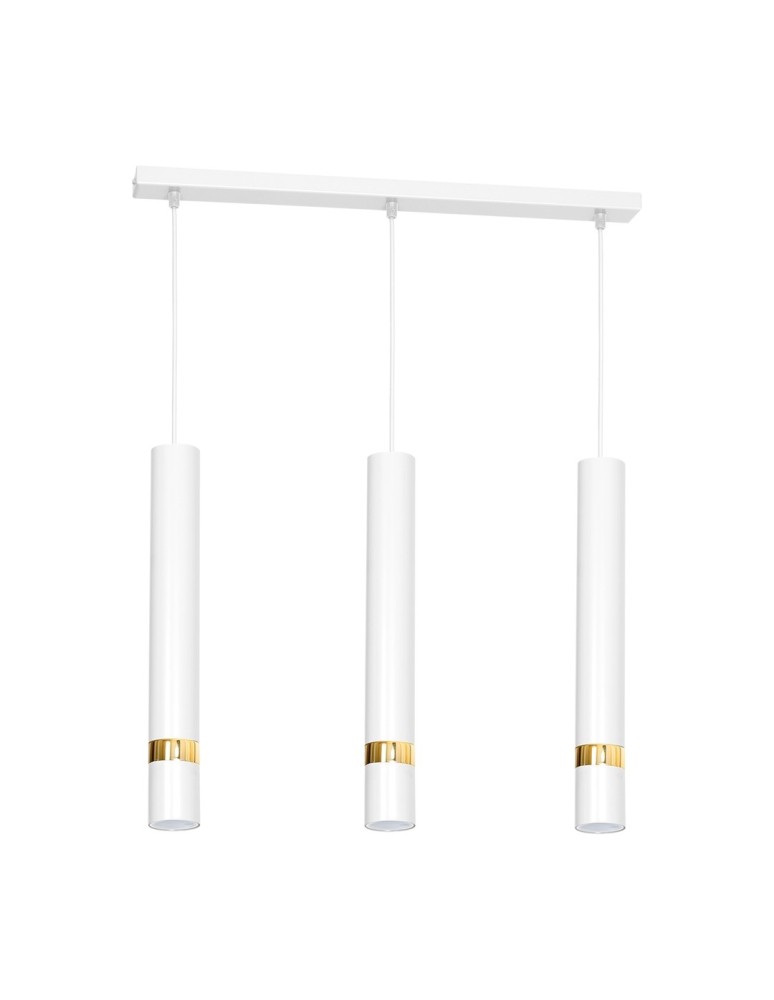 Milagro Lampa wisząca JOKER WHITE/GOLD 3xGU10 MLP6082 Milagro Lampa wisząca JOKER WHITE/GOLD 3xGU10 MLP6082