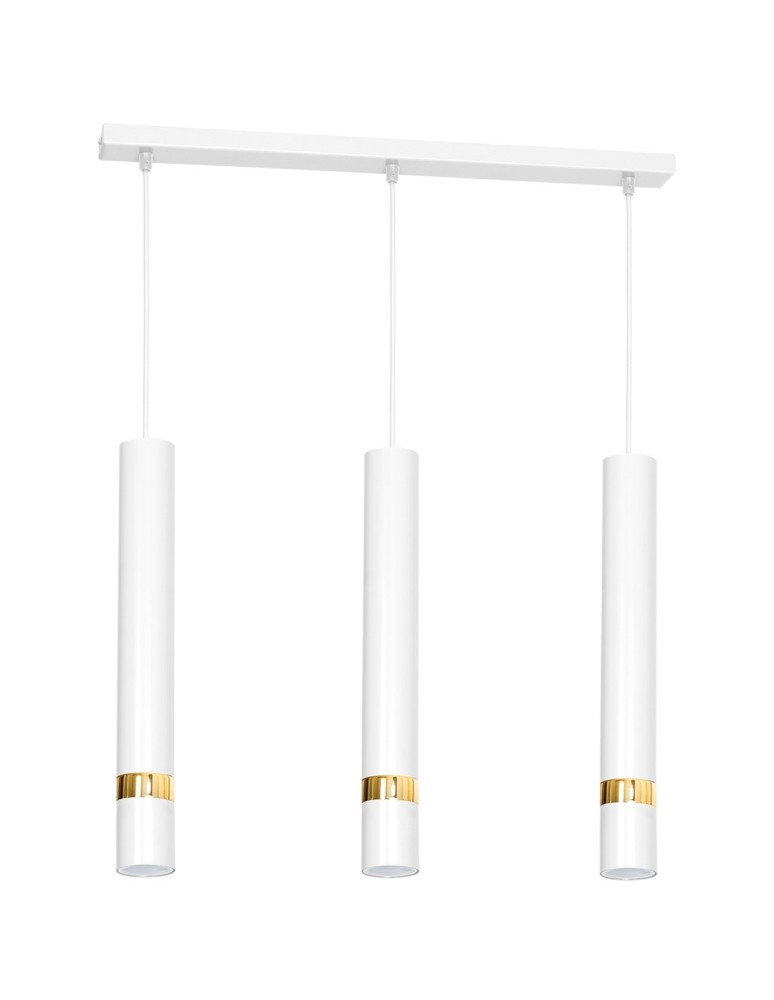 Milagro Lampa wisząca JOKER WHITE/GOLD 3xGU10 MLP6082 Milagro Lampa wisząca JOKER WHITE/GOLD 3xGU10 MLP6082