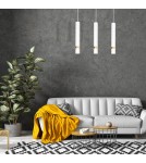 Milagro Lampa wisząca JOKER WHITE/GOLD 3xGU10 MLP6082 Milagro Lampa wisząca JOKER WHITE/GOLD 3xGU10 MLP6082