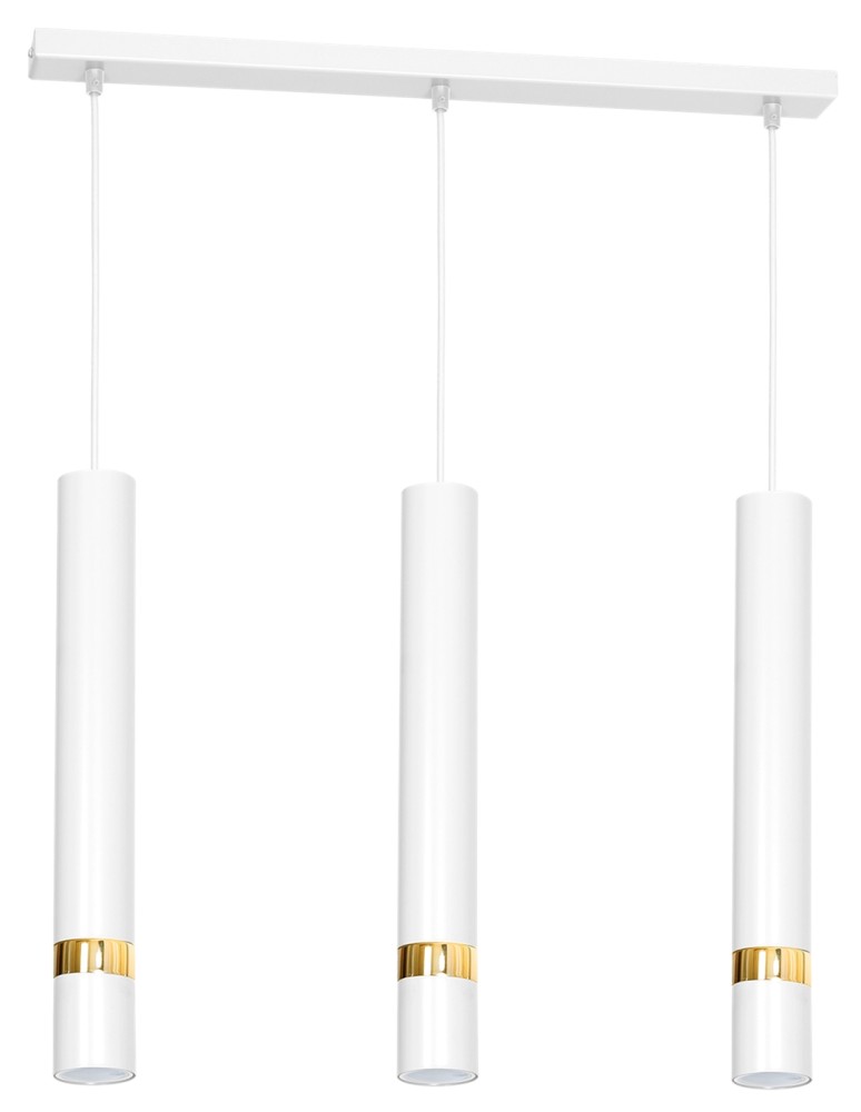 Milagro Lampa wisząca JOKER WHITE/GOLD 3xGU10 MLP6082 Milagro Lampa wisząca JOKER WHITE/GOLD 3xGU10 MLP6082