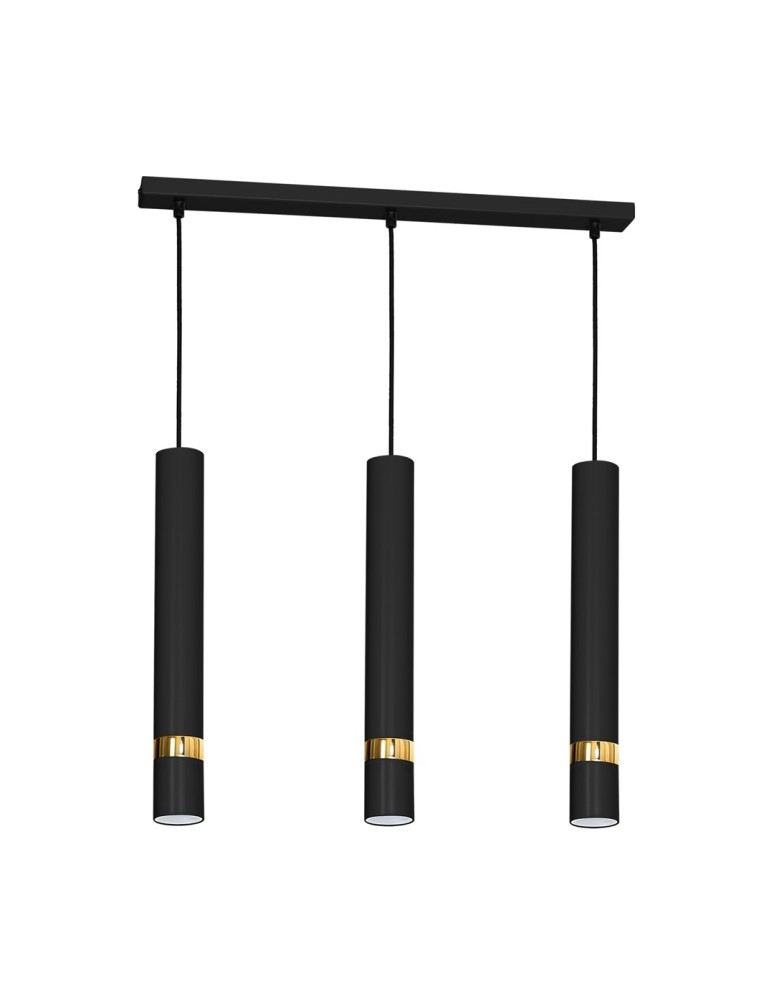 Milagro Lampa wisząca JOKER BLACK/GOLD 3xGU10 MLP6080 Milagro Lampa wisząca JOKER BLACK/GOLD 3xGU10 MLP6080