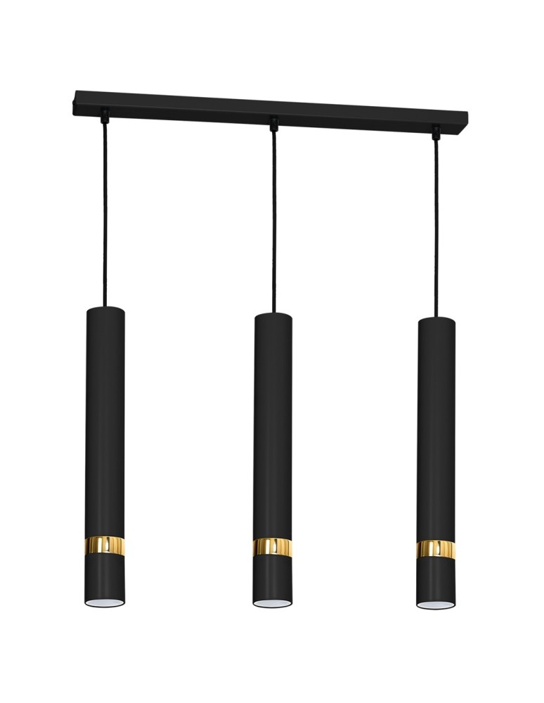 Milagro Lampa wisząca JOKER BLACK/GOLD 3xGU10 MLP6080 Milagro Lampa wisząca JOKER BLACK/GOLD 3xGU10 MLP6080