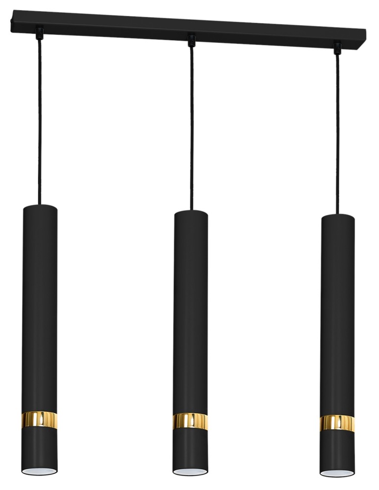 Milagro Lampa wisząca JOKER BLACK/GOLD 3xGU10 MLP6080 Milagro Lampa wisząca JOKER BLACK/GOLD 3xGU10 MLP6080