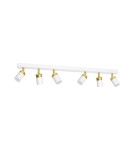 Milagro Lampa sufitowa JOKER WHITE/GOLD 6xGU10 MLP6131 Milagro Lampa sufitowa JOKER WHITE/GOLD 6xGU10 MLP6131