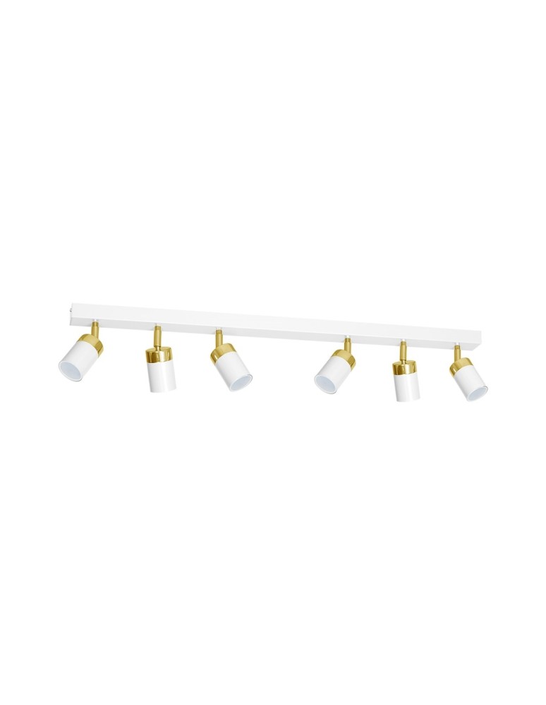 Milagro Lampa sufitowa JOKER WHITE/GOLD 6xGU10 MLP6131 Milagro Lampa sufitowa JOKER WHITE/GOLD 6xGU10 MLP6131