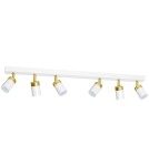 Milagro Lampa sufitowa JOKER WHITE/GOLD 6xGU10 MLP6131 Milagro Lampa sufitowa JOKER WHITE/GOLD 6xGU10 MLP6131