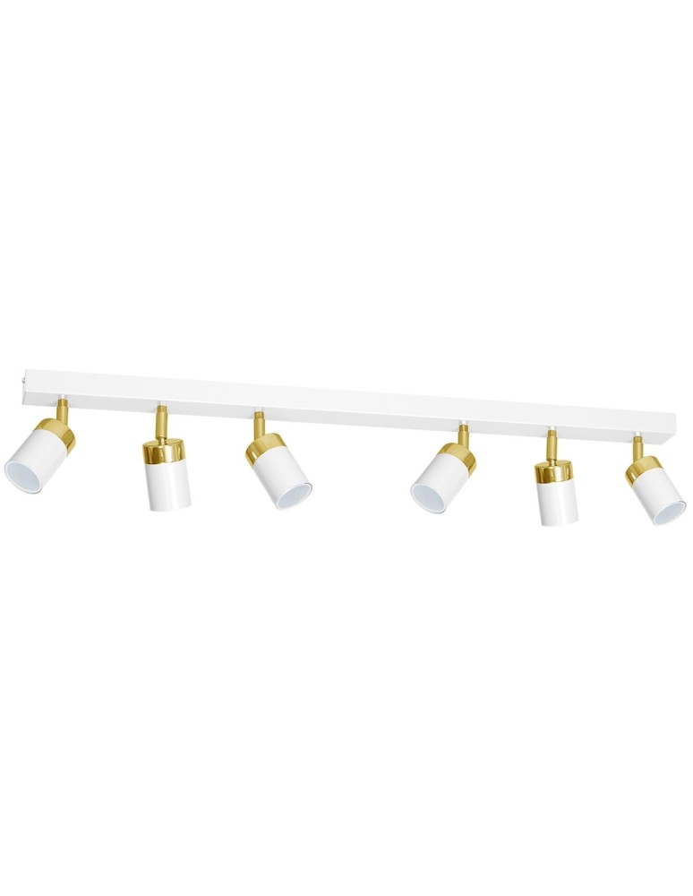 Milagro Lampa sufitowa JOKER WHITE/GOLD 6xGU10 MLP6131 Milagro Lampa sufitowa JOKER WHITE/GOLD 6xGU10 MLP6131