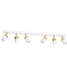Milagro Lampa sufitowa JOKER WHITE/GOLD 6xGU10 MLP6131 Milagro Lampa sufitowa JOKER WHITE/GOLD 6xGU10 MLP6131