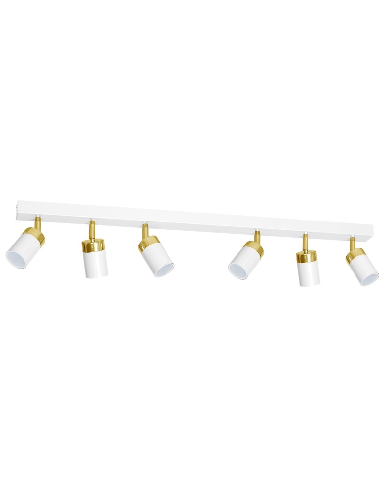 Milagro Lampa sufitowa JOKER WHITE/GOLD 6xGU10 MLP6131 Milagro Lampa sufitowa JOKER WHITE/GOLD 6xGU10 MLP6131